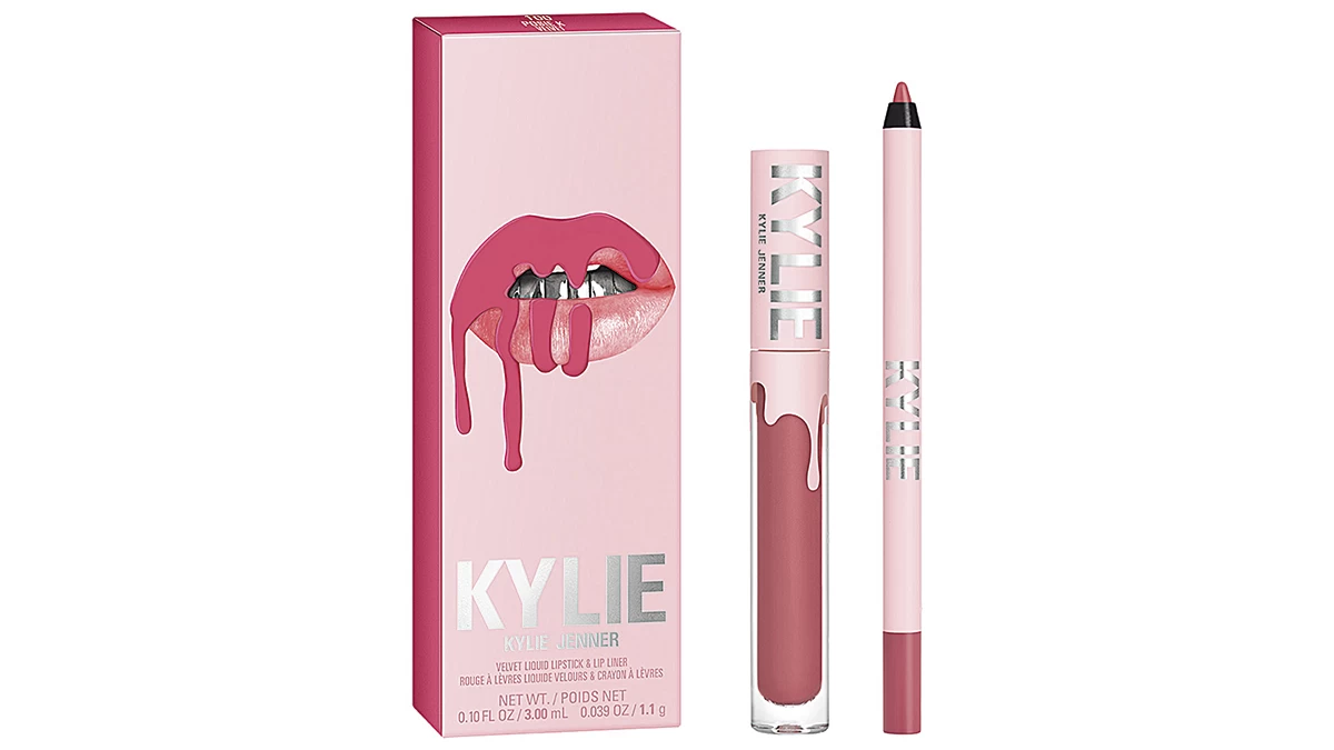 Κιτ χειλιών, Velvet Liquid Lipstic, & Lip Liner No 100, Kylie, Kylie Cosmetics, €40,08 (Hondos Center)