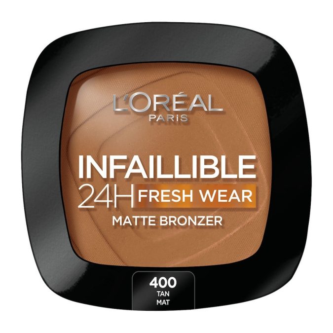 Μπρονζέ πούδρα για ματ εφέ, Infaillible, 24H Fresh Wear Matte Bronzer No 400, L'Oréal Paris, €19,98