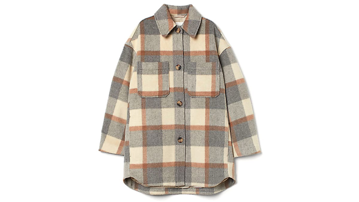 Kαρό overshirt,  €39,99, H&M