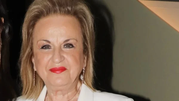 Η Ματίνα Παγώνη σε δημόσια εμφάνιση