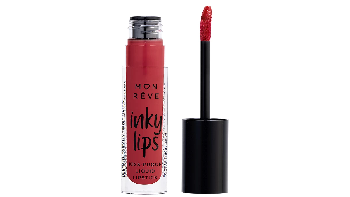 Υγρό κραγιόν, Inky Lips, Kiss-Proof Liquid Lipstick No 09, Mon Rêve, €5,60