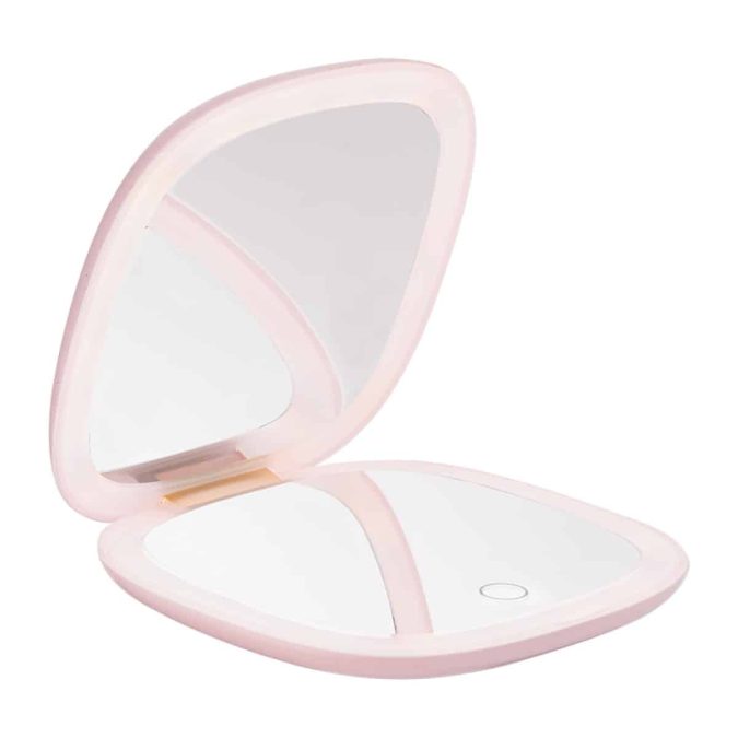 Διπλά φωτιζόμενος, επαναφορτιζόμενος LED καθρέφτης μακιγιάζ, Mirror Mirror X 10, Mon Rêve, €27,50