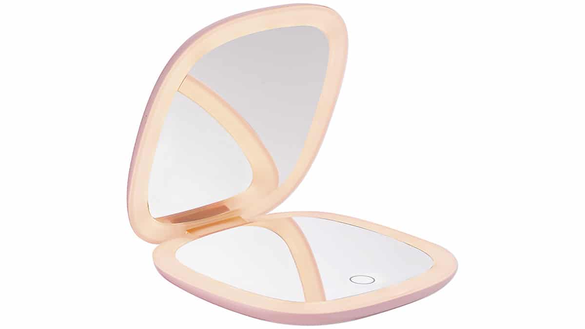 Διπλός επαναφορτισόμενος φορητός μεγεθυντικός Χ10 Led καθρέφτης μακιγιάζ, Mirror Mirror X10, Mon Rêve, €27,10