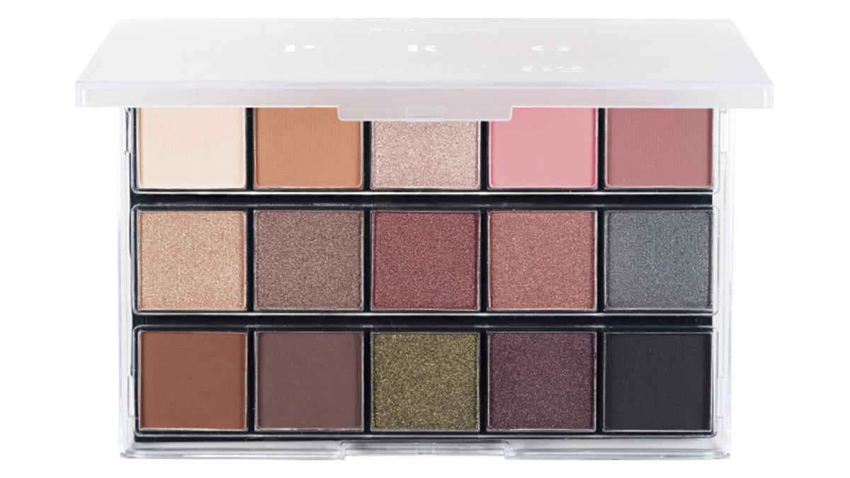 Παλέτα σκιών με 15 αποχρώσεις, Pro Eyeshadow Palette Vol 2, Mon Réve, €12,90
