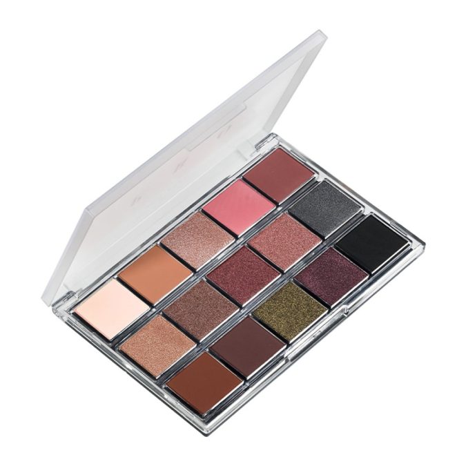 Παλέτα σκιών με 15 αποχρώσεις, Pro Eyeshadow Palette Vol 2, Mon Rêve, €12,90