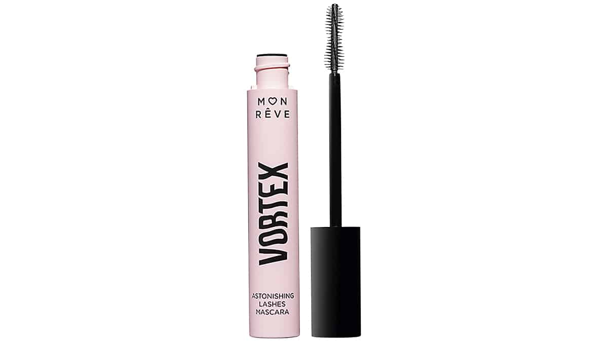 Μαύρη μάσκαρα για έντονο όγκο & διαχωρισμό, Vortex, Astonighing Lashes Mascara, Mon Rêve, €6,95
