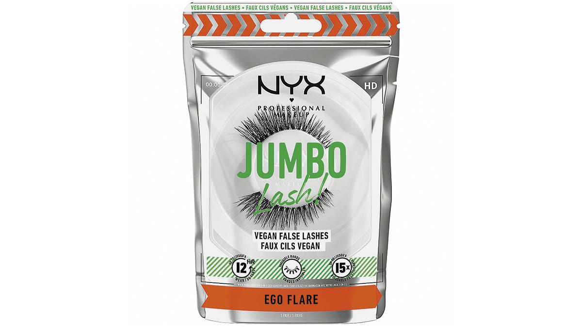 Vegan ψεύτικες βλεφαρίδες, Jumbo Lash! Nyx professional makeup, €11,87