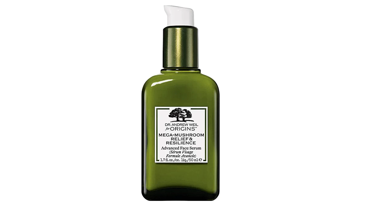 Oρός προσώπου που προστατεύει την ευαίσθητη επιδερμίδα, Mega-Mushroom Relief & Resilience, Advanced Face Serum, Origins, €56