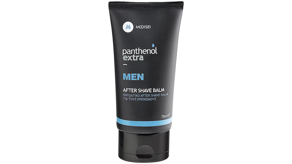 Ενυδατικό After Shave Balm για τους ερεθισμούς, Men, Panthenol Extra (στα Φαρμακεία, medisei.gr)