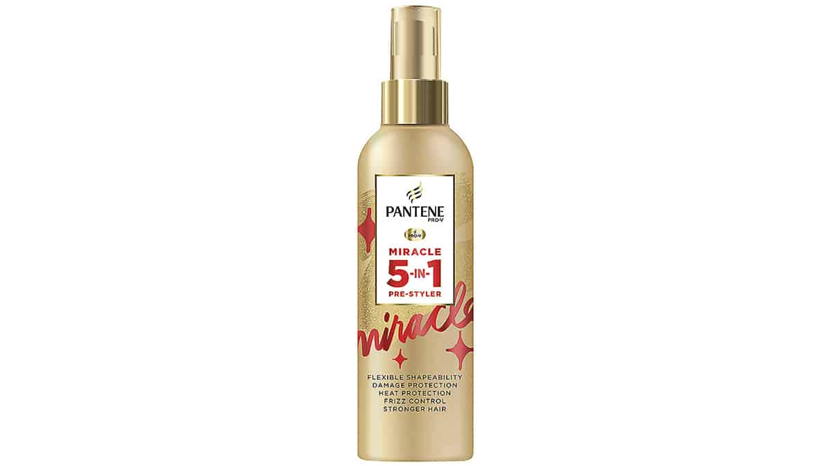 Σπρέι που προστατεύει από τη θερμότητα των εργαλείων styling, Miracle 5 in 1 Pre-Styler, Pantene Pro-V, €10,99