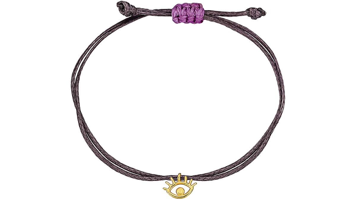 Βραχιόλι με μοτίφ από κίτρινο χρυσό Κ14, Krinaki Handmade Jewelry, www.krinaki.com