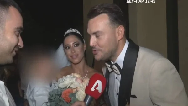 Σάκης Αρσενίου: Οι πρώτες δηλώσεις μετά το γάμο του με την Λαμπρινή - «Στα δικά σας οι ελεύθεροι»