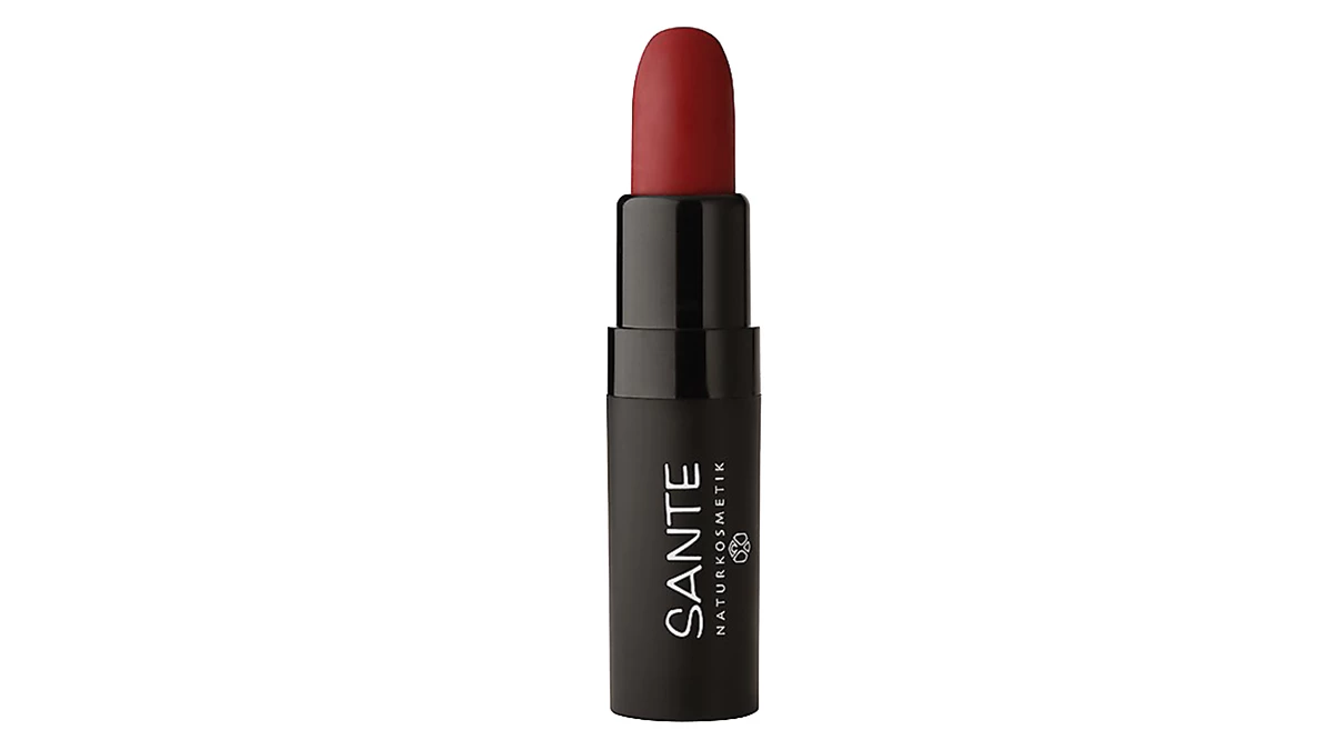 Ματ κραγιόν, Kiss Me Red, Sante Naturkosmetik, €15,60 (bioleon.gr)