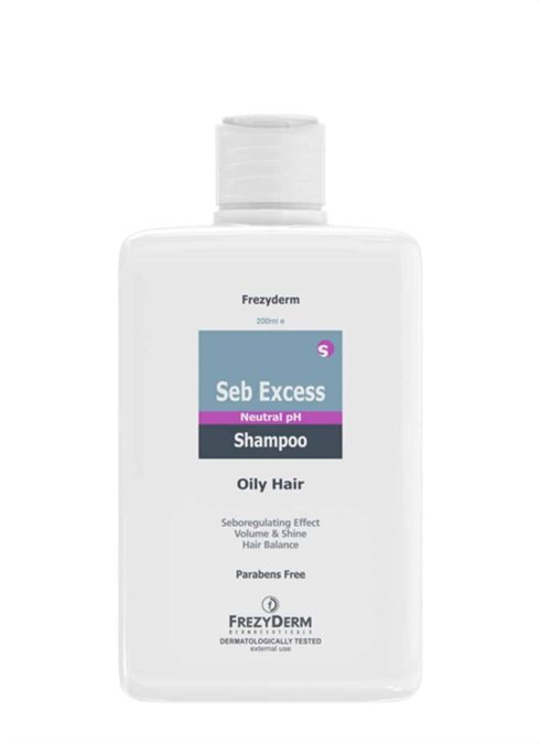Σαμπουάν για λιπαρά μαλλιά, Seb Excess Shampoo, Oily Hair, Frezyderm, €14,82 (στα Φαρμακεία)