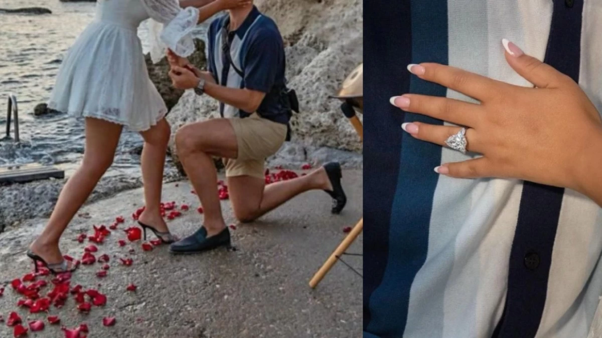 Αγαπημένο ζευγάρι παντρεύτηκε στη Μήλο - Οι φωτογραφίες από την ρομαντική πρόταση γάμου