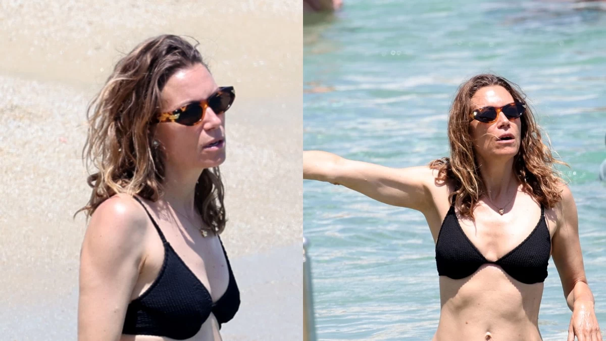 Βίκυ Καγιά: Έκανε όλα τα βλέμματα να πέσουν πάνω της - Το μαύρο μαγιό και οι βουτιές σε παραλία της Μυκόνου