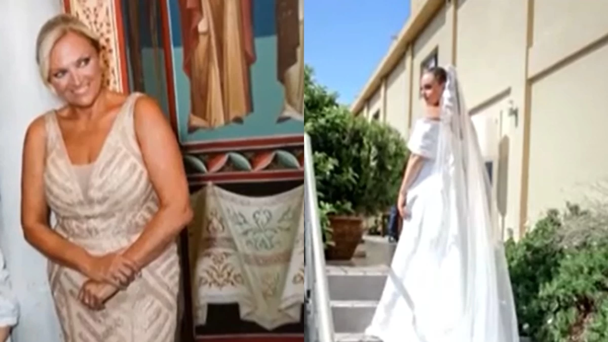 Χριστίνα Λαμπίρη: Παντρεύτηκε η κόρη της, Μαρίσα, και βάφτισε τον γιο της - Νονός του παιδιού ο σύζυγός της (Φωτογραφίες)