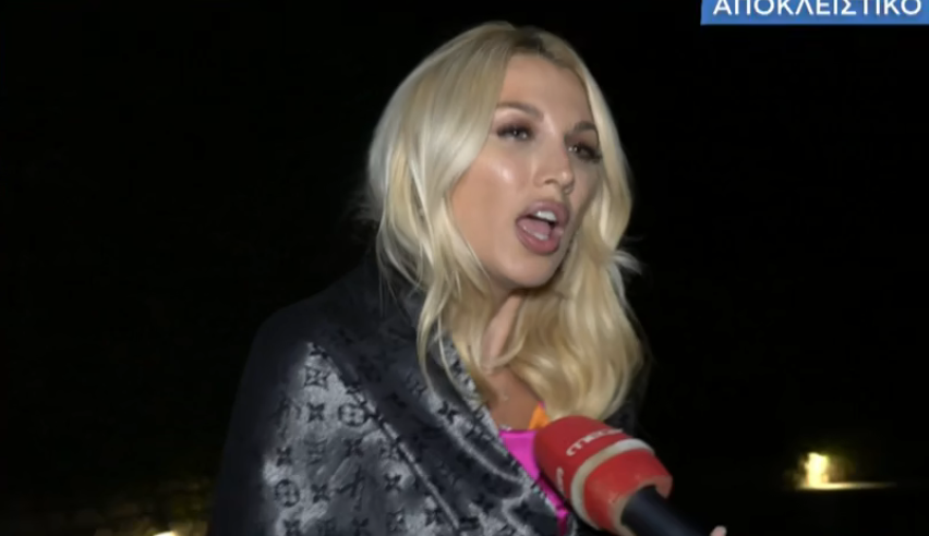 Η Κωνσταντίνα Σπυροπούλου στην κάμερα του Buongiorno