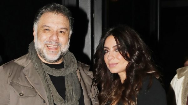 Ο Γρηγόρης Αρναούτογλου με την Νάνσυ Αντωνίου