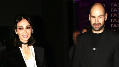 Η Ολυμπία Χοψονίδου με τον Βασίλη Σπανούλη σε βραδινή έξοδο