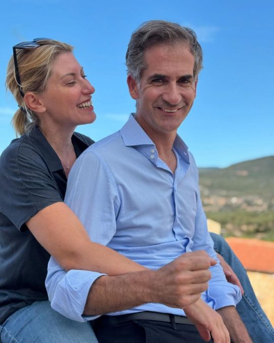 H Σία Κοσιώνη με τον Κώστα Μπακογιάννη