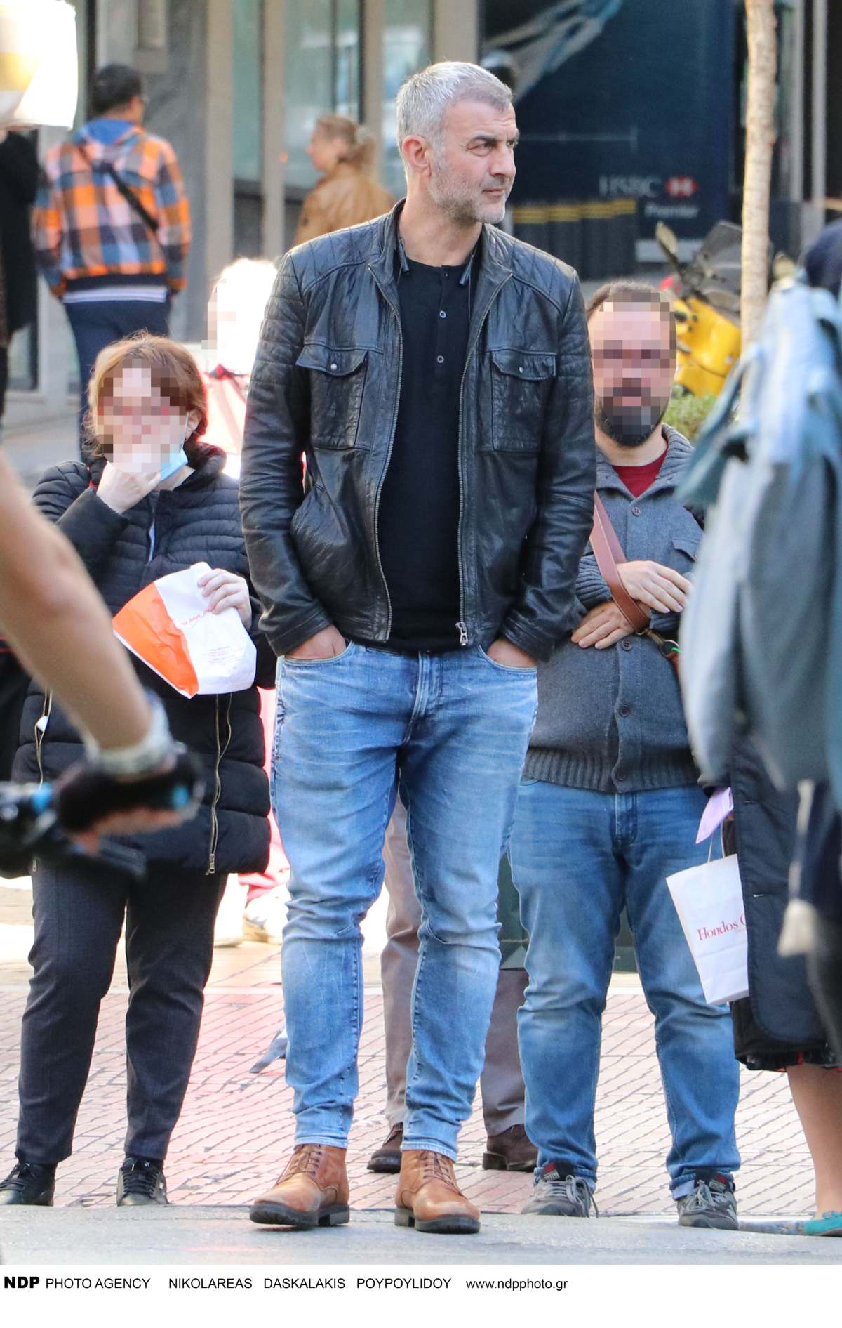 Ο Τραϊανός Δέλλας στο κέντρο της Αθήνας