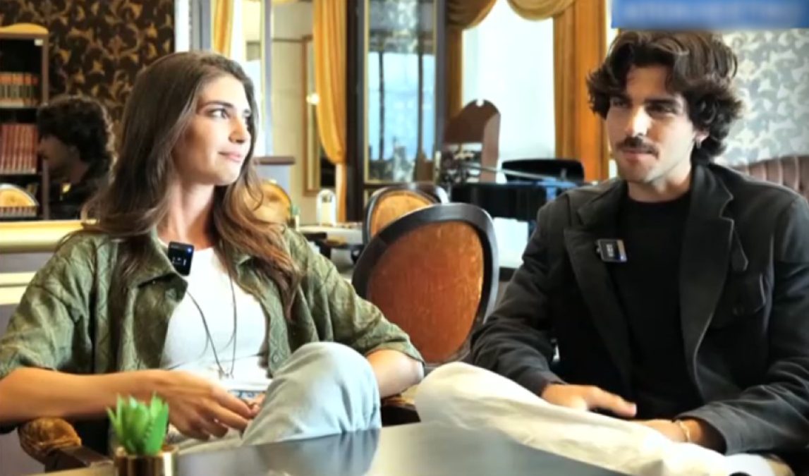 Η Δώρα Μπηλιώνη με τον Ιάσονα Χρόνη