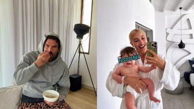 Φωτογραφίες του Δημήτρη Αλεξάνδρου και της Ιωάννας Τούνη με τον Πάρη