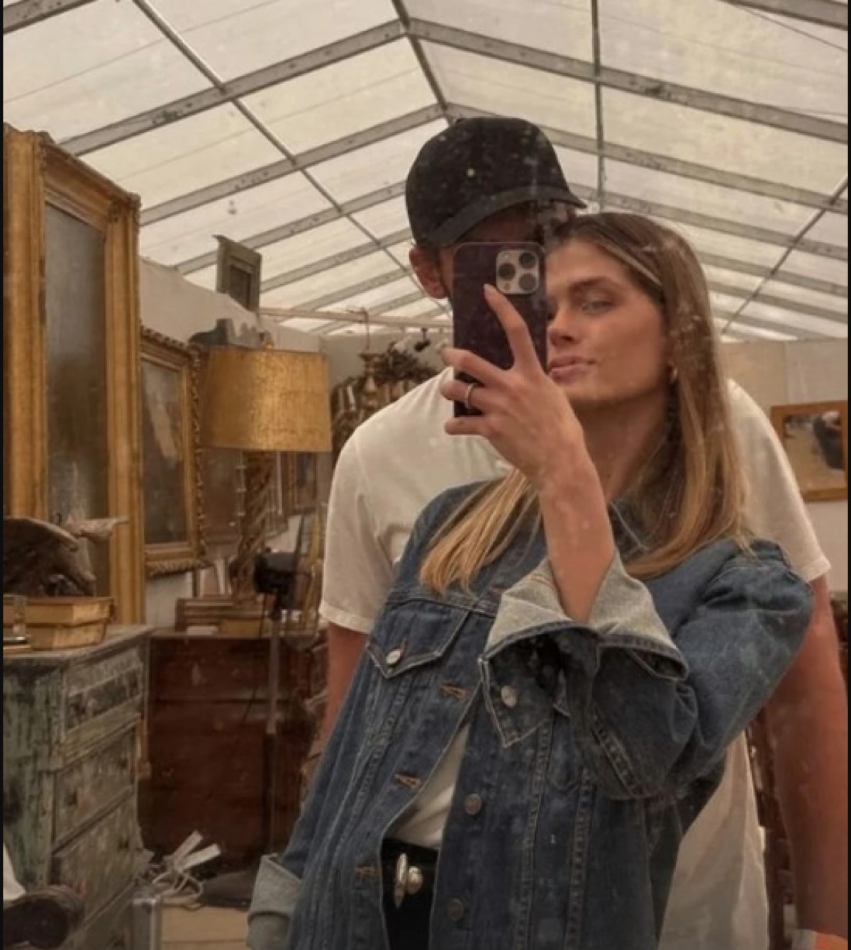 Η Αμαλία Κωστοπούλου με τον σύντροφό της