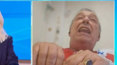 Ο Ανδρέας Μικρούτσικος στο νοσοκομείο