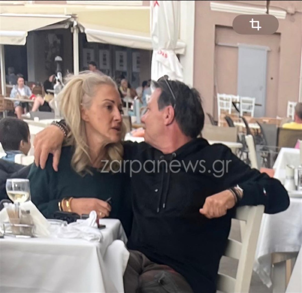 Ο Απόστολος Λύτρας με την σύντροφο του