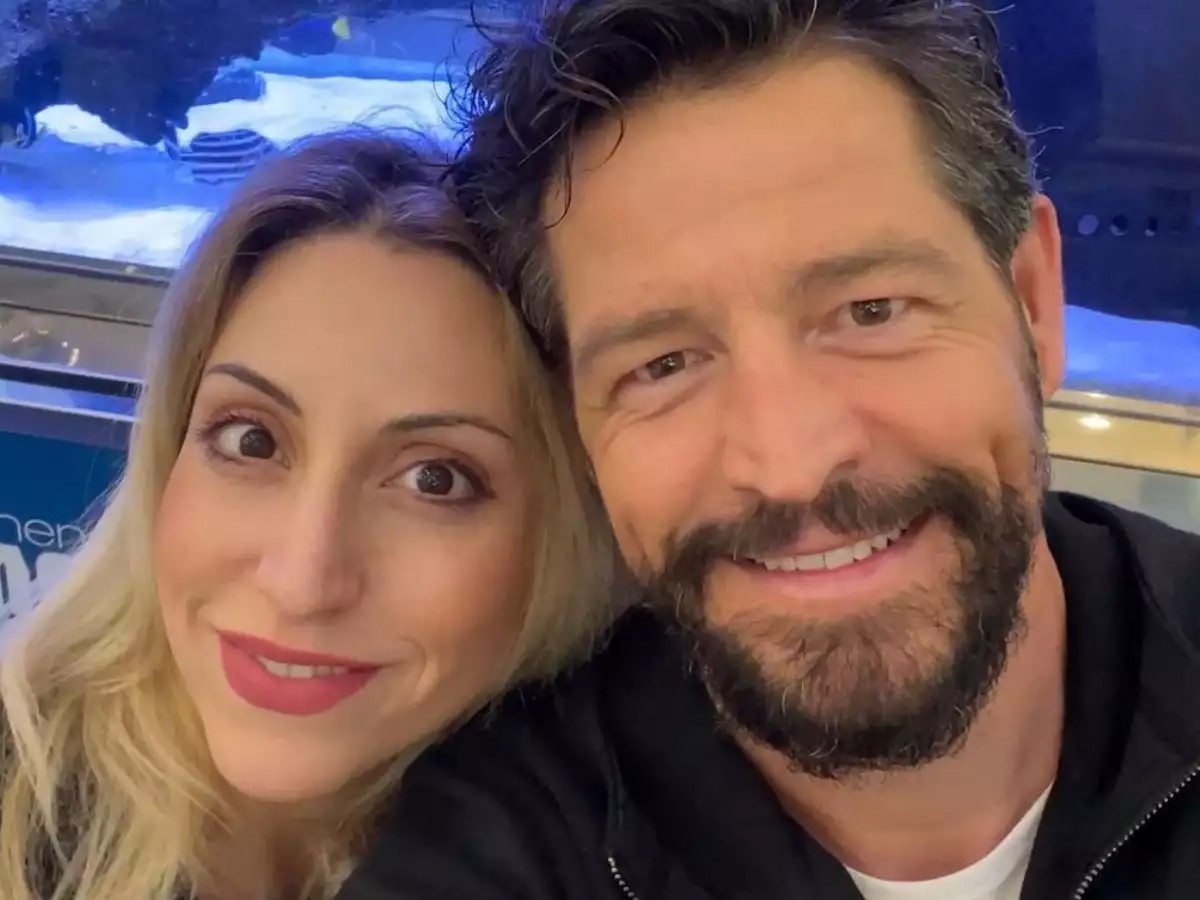 Ο Απόστολος Ρουβάς με την συντροφό του