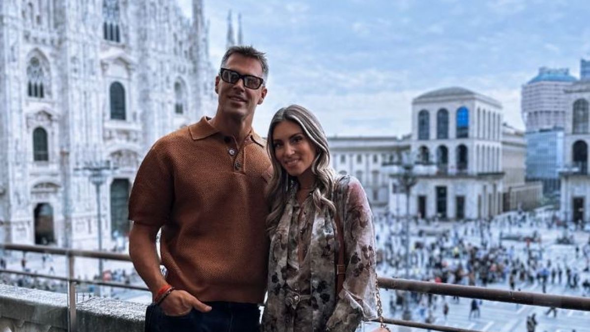 Ο Μπρούνο Τσερέλα με την Αθηνά Οικονομάκου στην Ιταλία