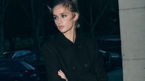 Zara παλτό μαύρο