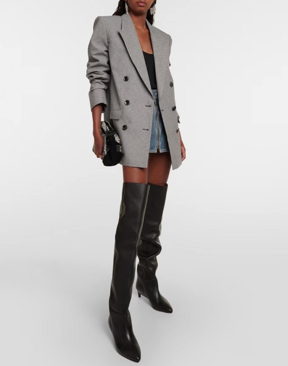 Μαύρες μπότες Over-the-knee Isabel Marant