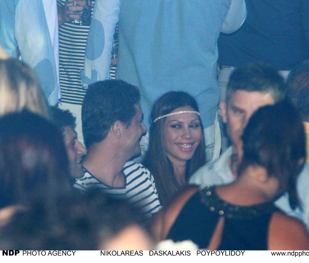 Η Ιωάννα Μπούκη και ο Αντώνης Σρόιτερ σε έξοδό τους το 2012