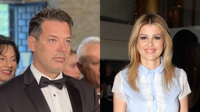 Ο Μπάλλας στον γάμο του και η Έλενα Ράπτη δίπλα