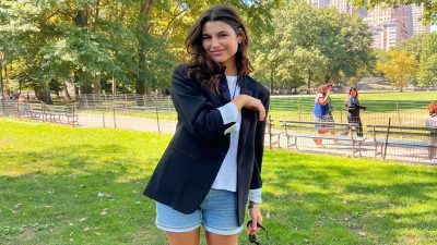 Η Δανάη Παππά με casual στυλ