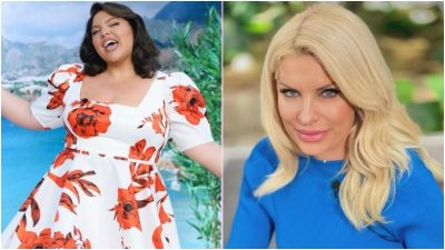 Η Δανάη Μπάρκα και η Ελένη Μενεγάκη