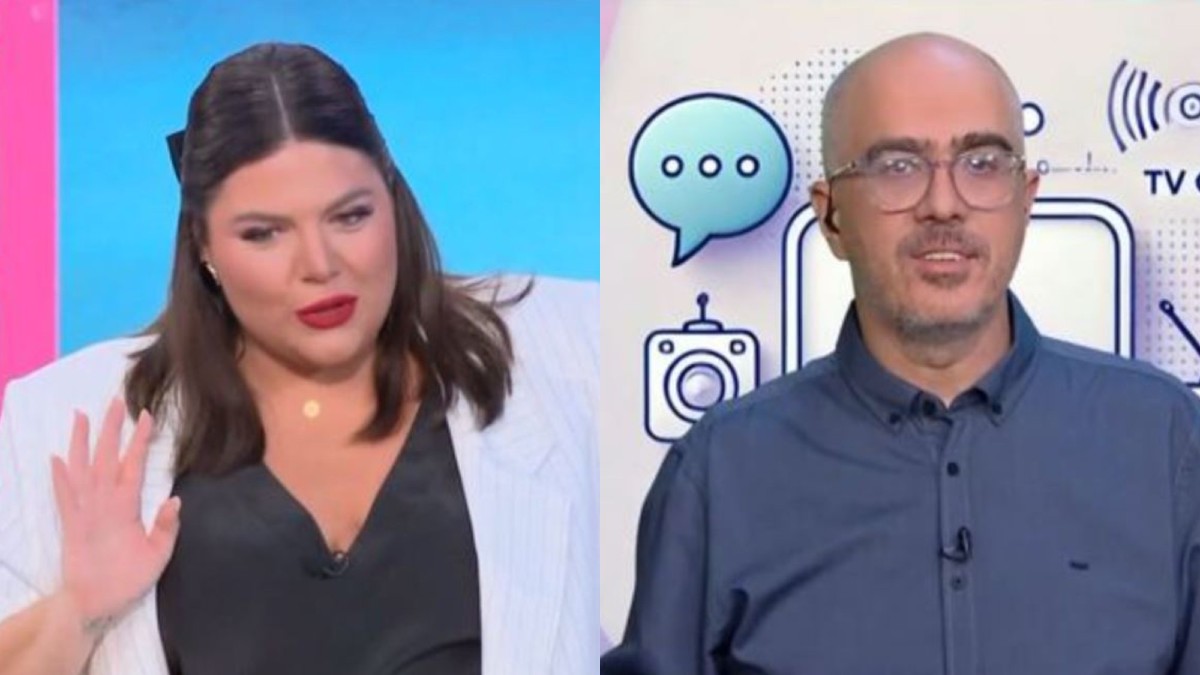 Η Δανάη Μπάρκα απολογείται στον Βαγγέλη Χαρισόπουλου στο "Πάμε Δανάη"