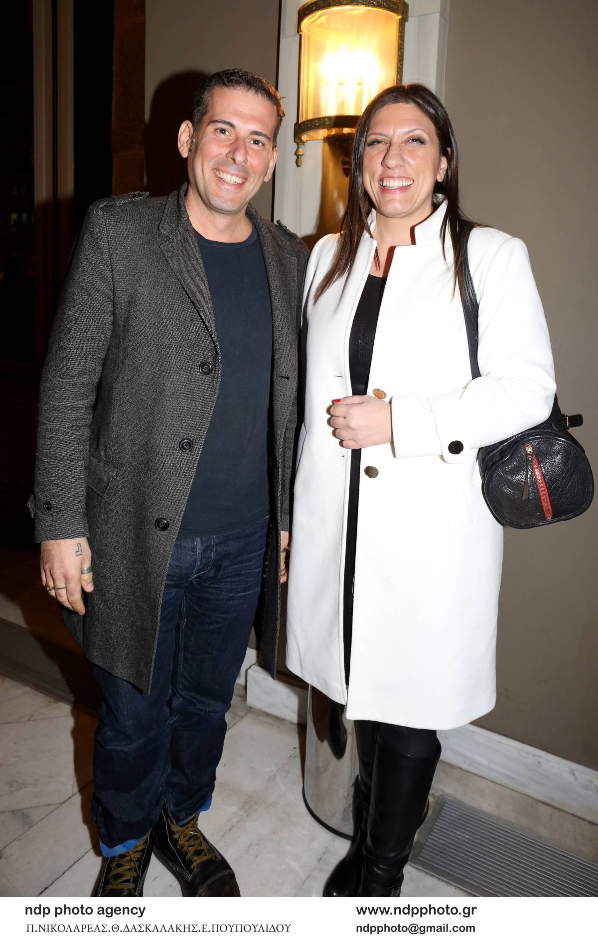 Ο Διαμαντής Καραναστάσης με την Ζωή Κωνσταντοπούλου