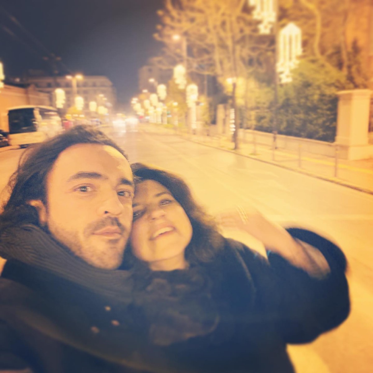 Ο Δημήτρης Κουρούμπαλης και η σύζυγός του