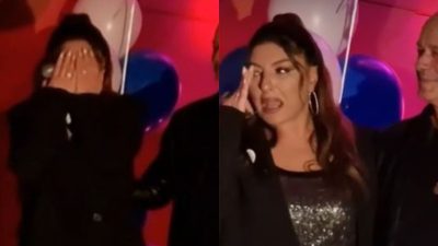Η Έλενα Παπαρίζου ξεσπά σε κλάματα σε βίντεο με τον πατέρα της