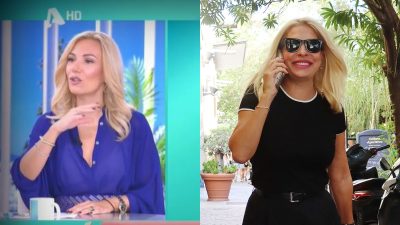 Η Ελένη Μενεγάκη και η Τίνα Μεσσαροπούλου