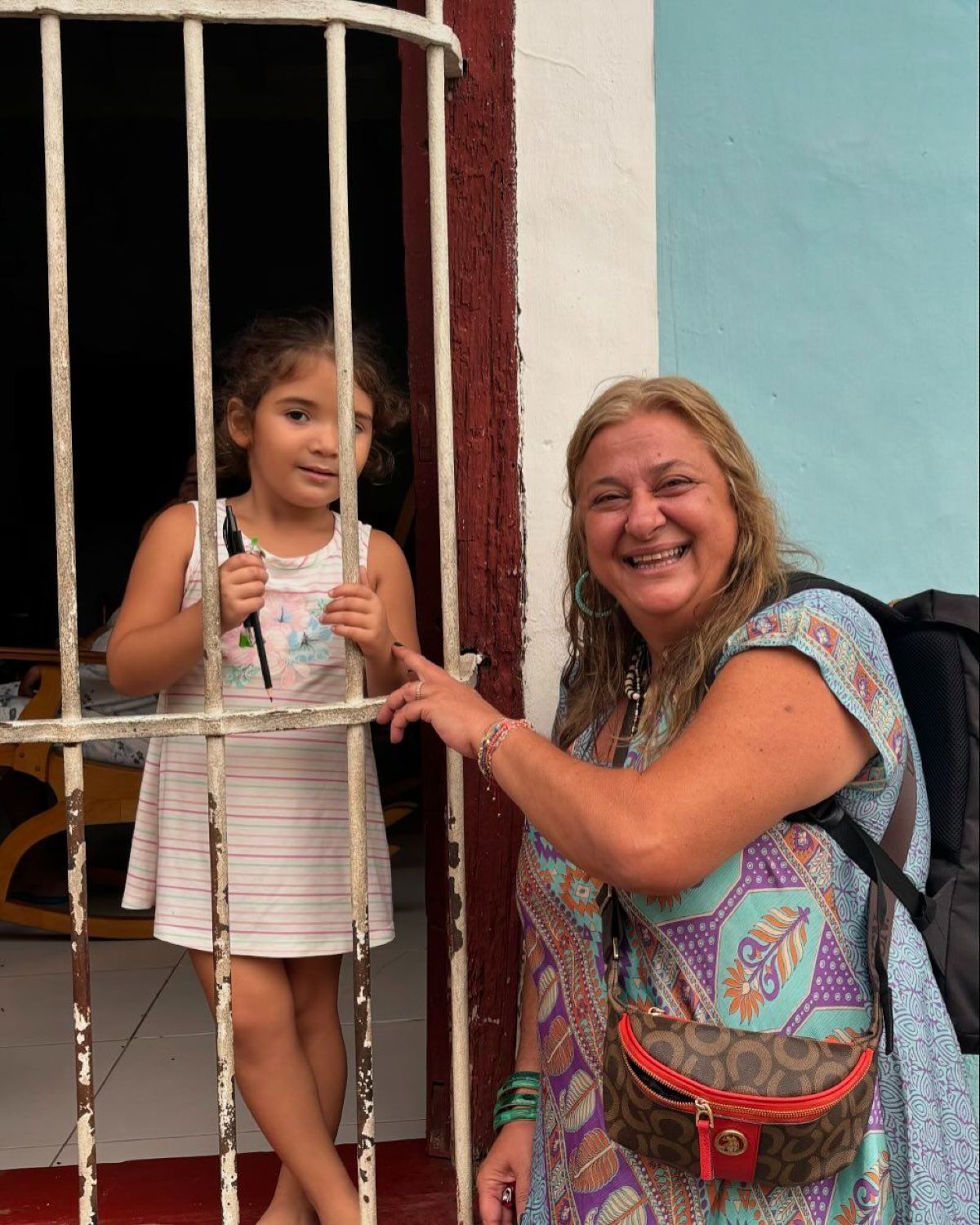 Η Ελισάβετ Κωνσταντινίδου στην Κούβα