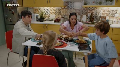 Σκηνή από τη νέα σειρά του Mega, Έχω παιδιά