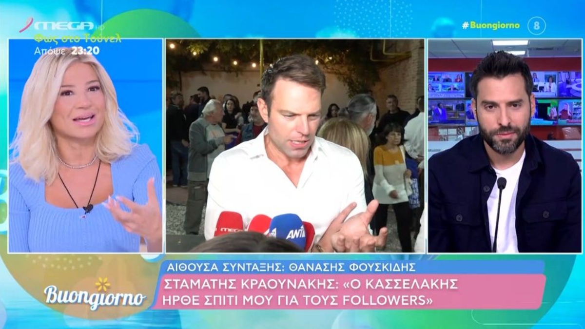 Η Φαίη Σκορδά μιλάει στο Buongiorno για τον Κασσελάκη