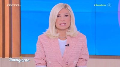 Φαίη Σκορδά στο πλατό του Buongiorno