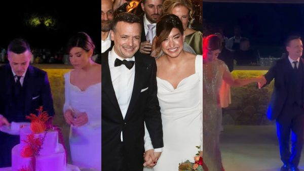 Φωτογραφίες από τον γάμο του Χάρη Δούκα και της Γεωργίας Πολυτάνου