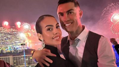 Η Τζορτζίνα Ροντρίγκεζ με τον σύζυγό της, Κριστιάνο Ροντάλντο